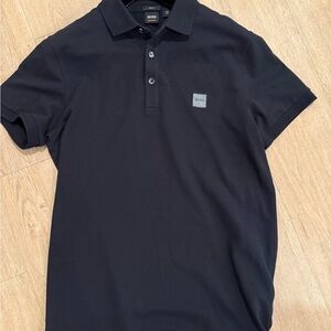 Boss Classic Black Polo Shirt